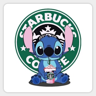 Stitch Starbucks Sticker